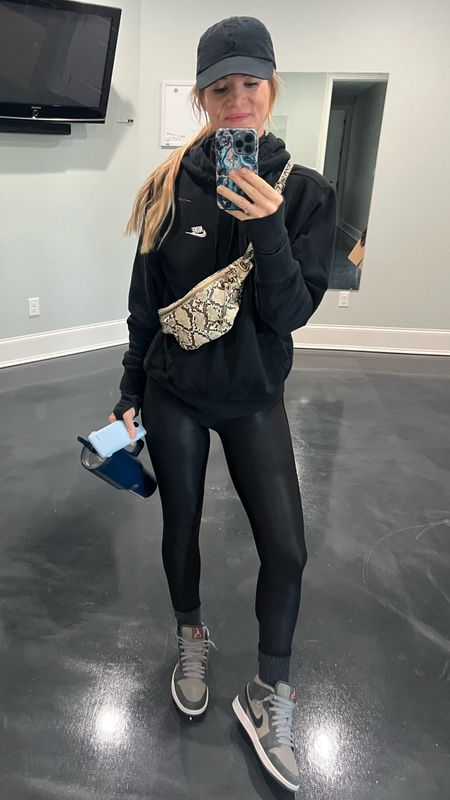 Casual leggings outfit.

Size reference 5’ 9” 140 lbs

Black Nike hoodie - medium

Thumb hole top - medium tall

Spanx faux leather leggings - small



Faux leather leggings outfit casual. All black leggings outfit. Weekend outfit. Travel outfit. Black hat. Hat outfit. 

#LTKstyletip #LTKover40 #LTKitbag