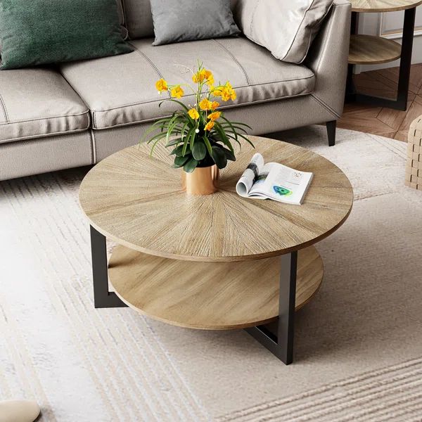 Aevry Solid Round Coffee Table | Wayfair North America