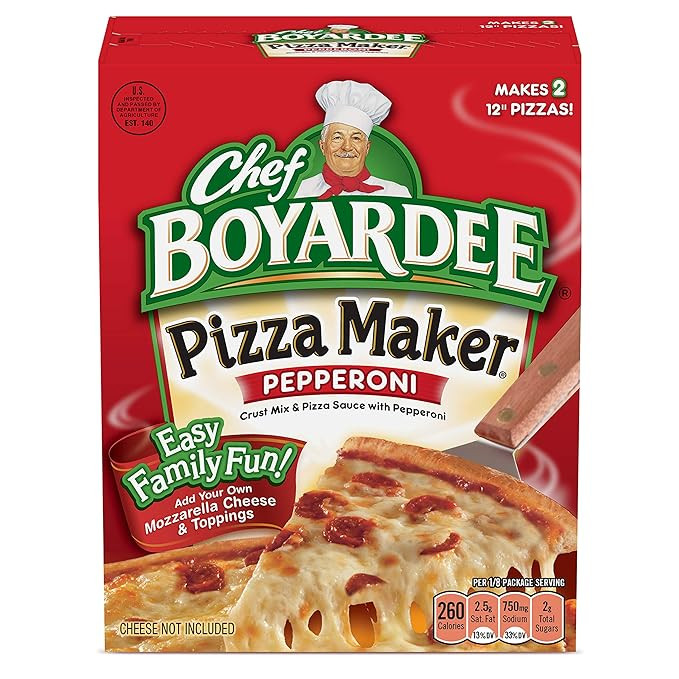 Chef Boyardee Pepperoni Pizza Maker, 31.85 oz | Amazon (US)