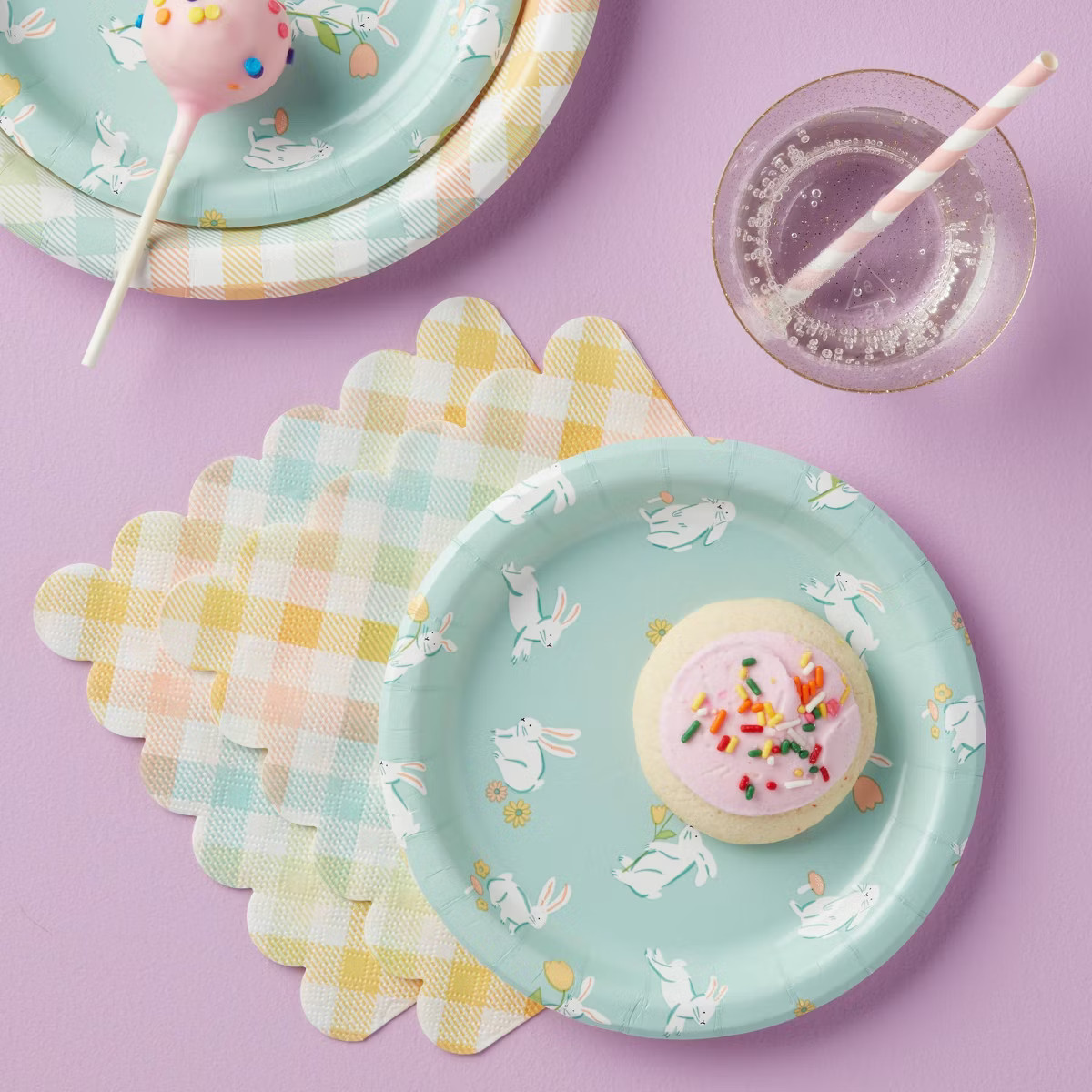 30ct Easter Plaid Lunch Napkins - Spritz™ | Target