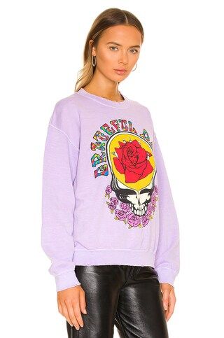 Madeworn Grateful Dead Crewneck Sweatshirt in Washed Purple from Revolve.com | Revolve Clothing (Global)