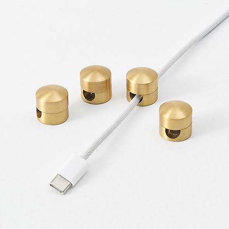 BRIGHTTIA Cable Clips - Premium Brass Cord Management for Home, Office & Car - Multipurpose Wire ... | Amazon (US)
