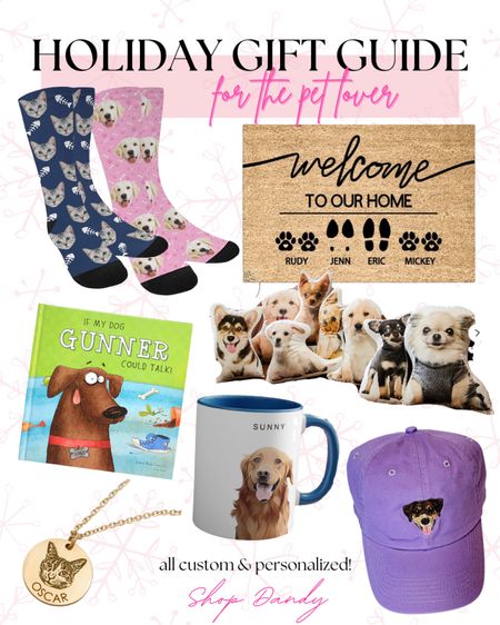 Holiday Gift Guide for the Pet Lovers 
Custom gifts for the pet lovers in your life - make sure you get your order in sooner rather than later to make sure they are here in time for the big day 

#holidaygiftguide #customgifts #petlover #dogmom #catmom #christmas #giftguide 

#LTKfamily #LTKSeasonal #LTKHoliday