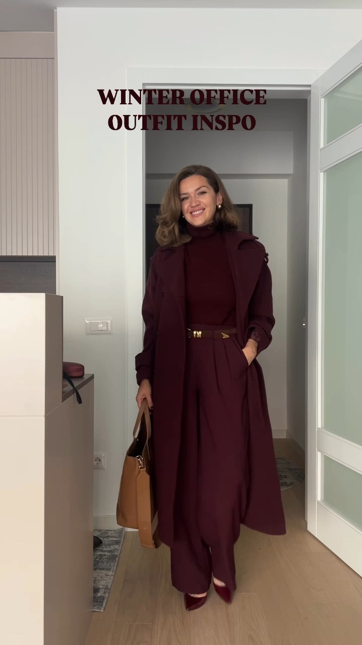 Chic. Easy. Timeless. Winter friendly office looks 🍇🤍🎞️


#ltkworkwear #workwardrobe #workoutfit #officeoutfit #officefashion #officestyle #corporatefashion #corporategirlies #workmusthaves #ltkworkwear work pants work bag work shoes corporate style winter work outfit 

#LTKShoeCrush #LTKWorkwear #LTKMidsize