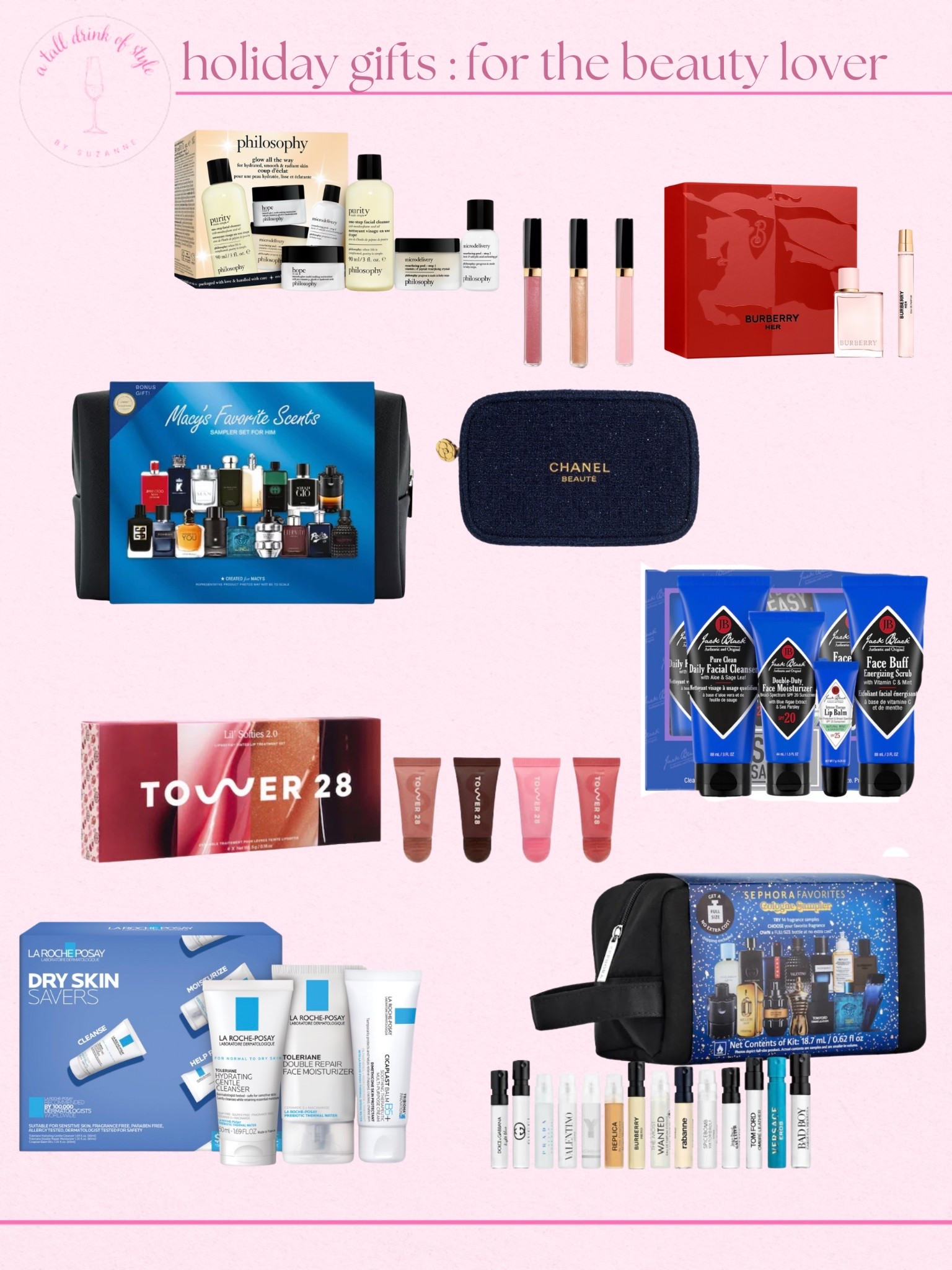 A gift guide for the beauty lover! 

Whether your beauty lover is into skincare, perfume, lip cream, body lotion, you need not look further! 

CLICK THE PHOTO TO SHOP! || fashion over 50, over 50 stylish outfits, winter fashion, winter outfit ideas, winter fashion 2025, ad, winter outfits, cute winter outfits, winter outfits 2025, fashion blog, style blog, tall fashion, tall girl outfits, tall style, beauty over 50, timeless classic outfits 

#LTKGiftGuide #LTKHoliday #LTKBeauty