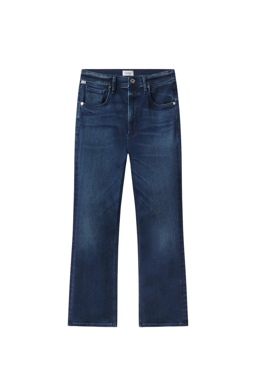 Isola Mid Rise Cropped Boot In Regency | Bunny & Babe