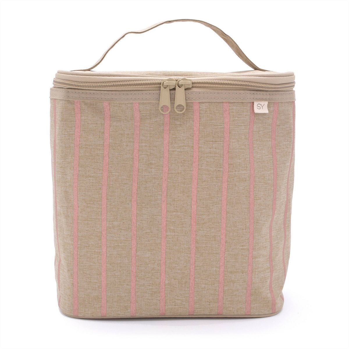 Nourish by SoYoung Lunch Bag - Rose Gold Pinstripe | Target