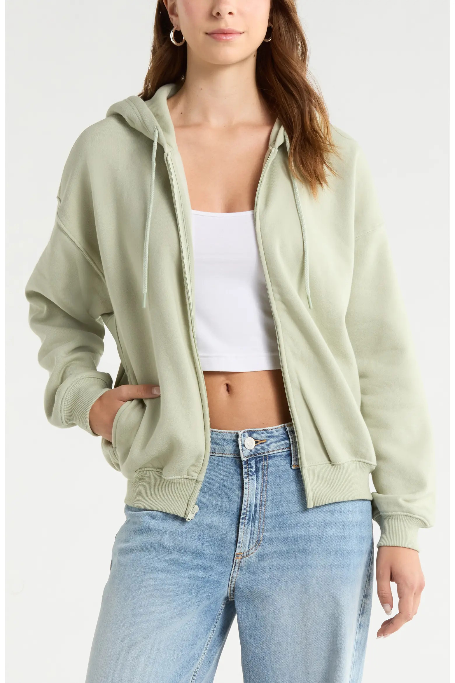 Bubble Zip Hoodie (Women) | Nordstrom | Nordstrom