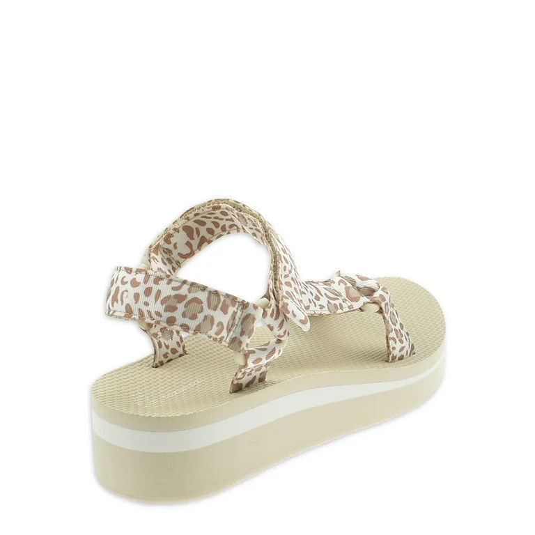 Time and Tru Women's Platform Nature Sandal - Walmart.com | Walmart (US)
