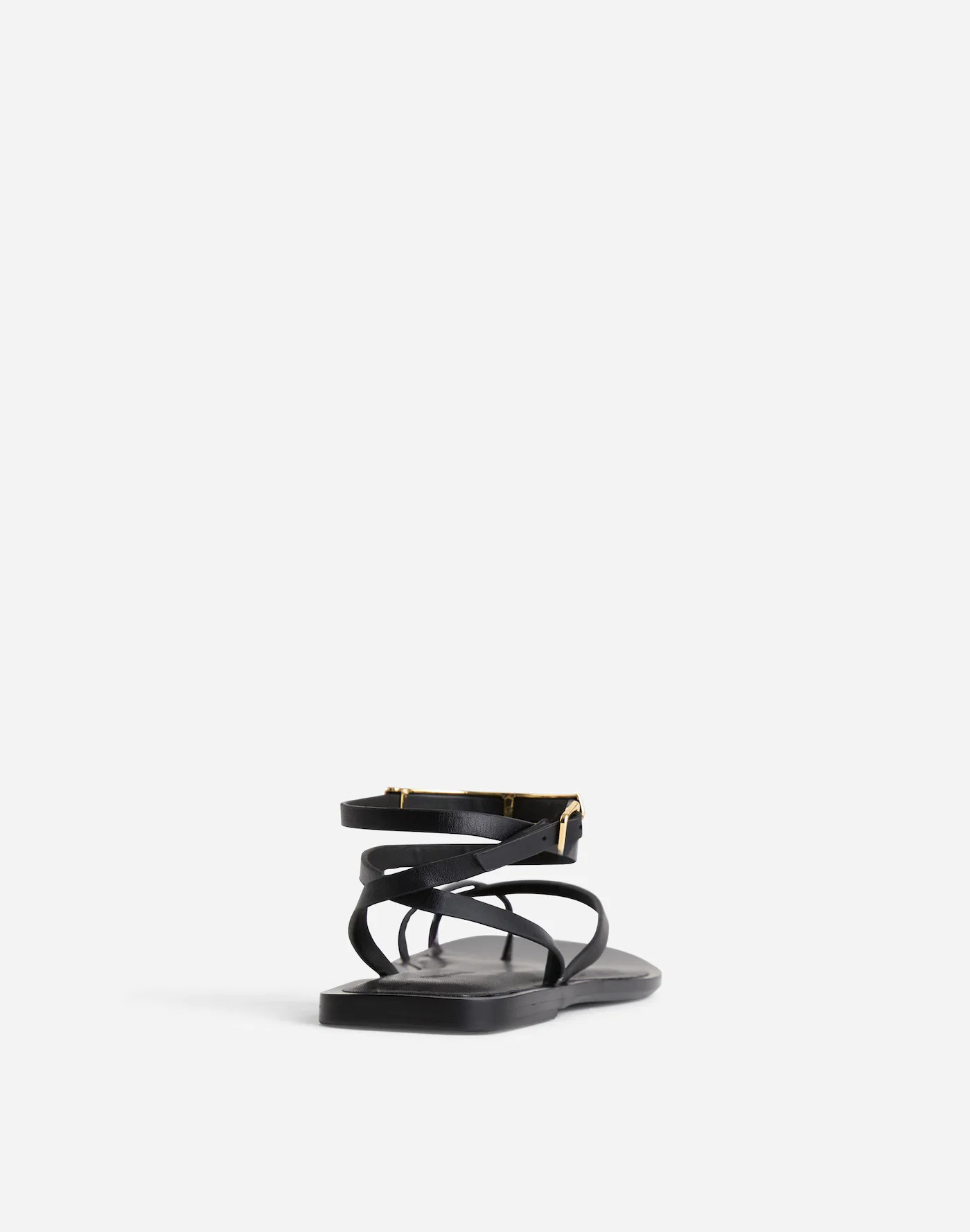 Best Seller(3)The Vira Bangle Ankle-Wrap Sandal in Leather$118.00Colortrue blackSizeSize ChartSel... | Madewell