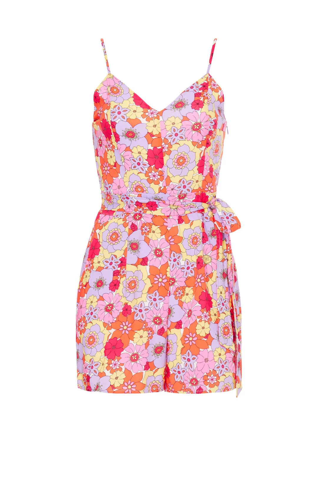 Retro Floral Romper | Rent the Runway
