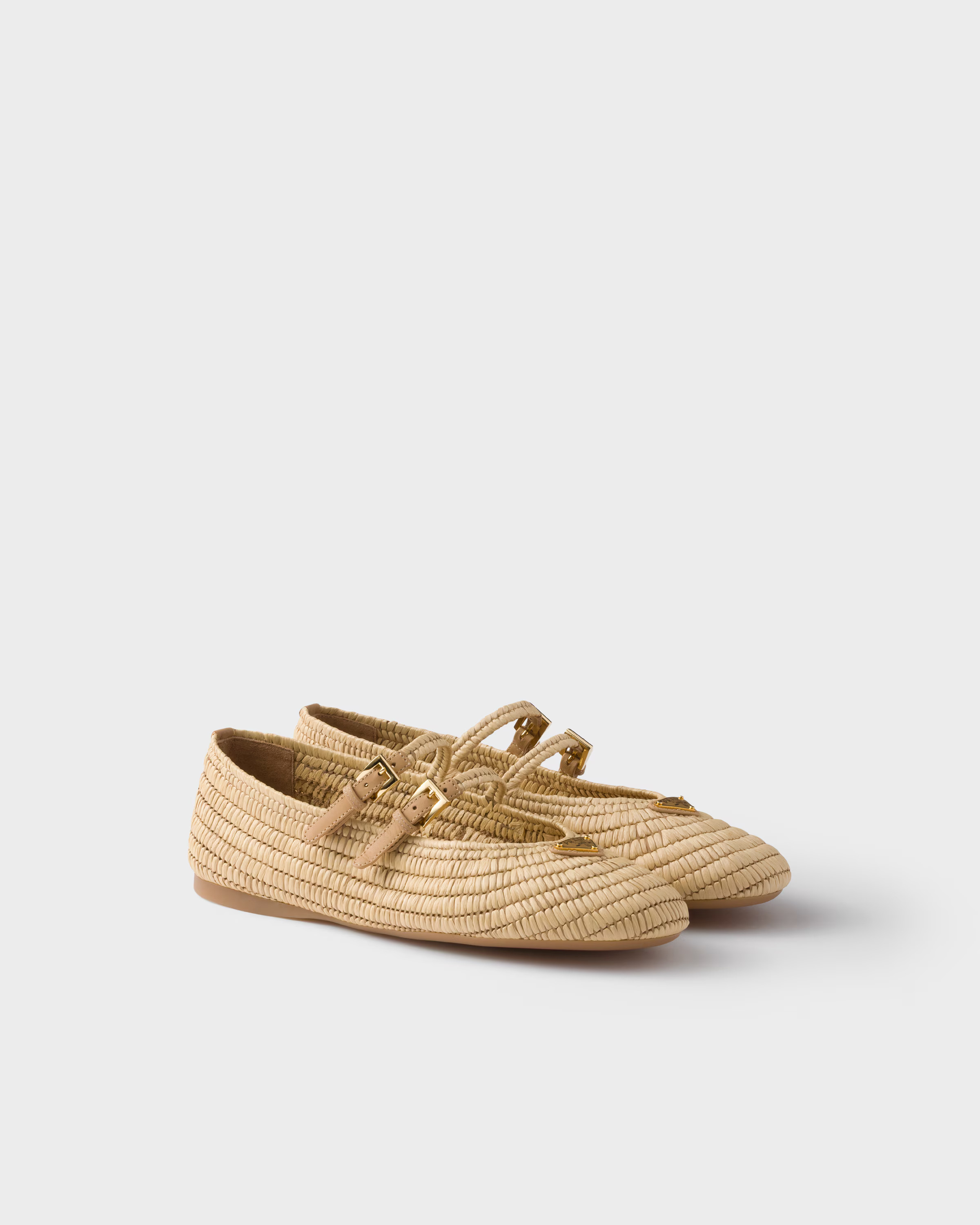 Crochet ballerinas | Prada US