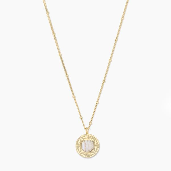 Power Gemstone Coin Necklace for Self-Expression | Gorjana