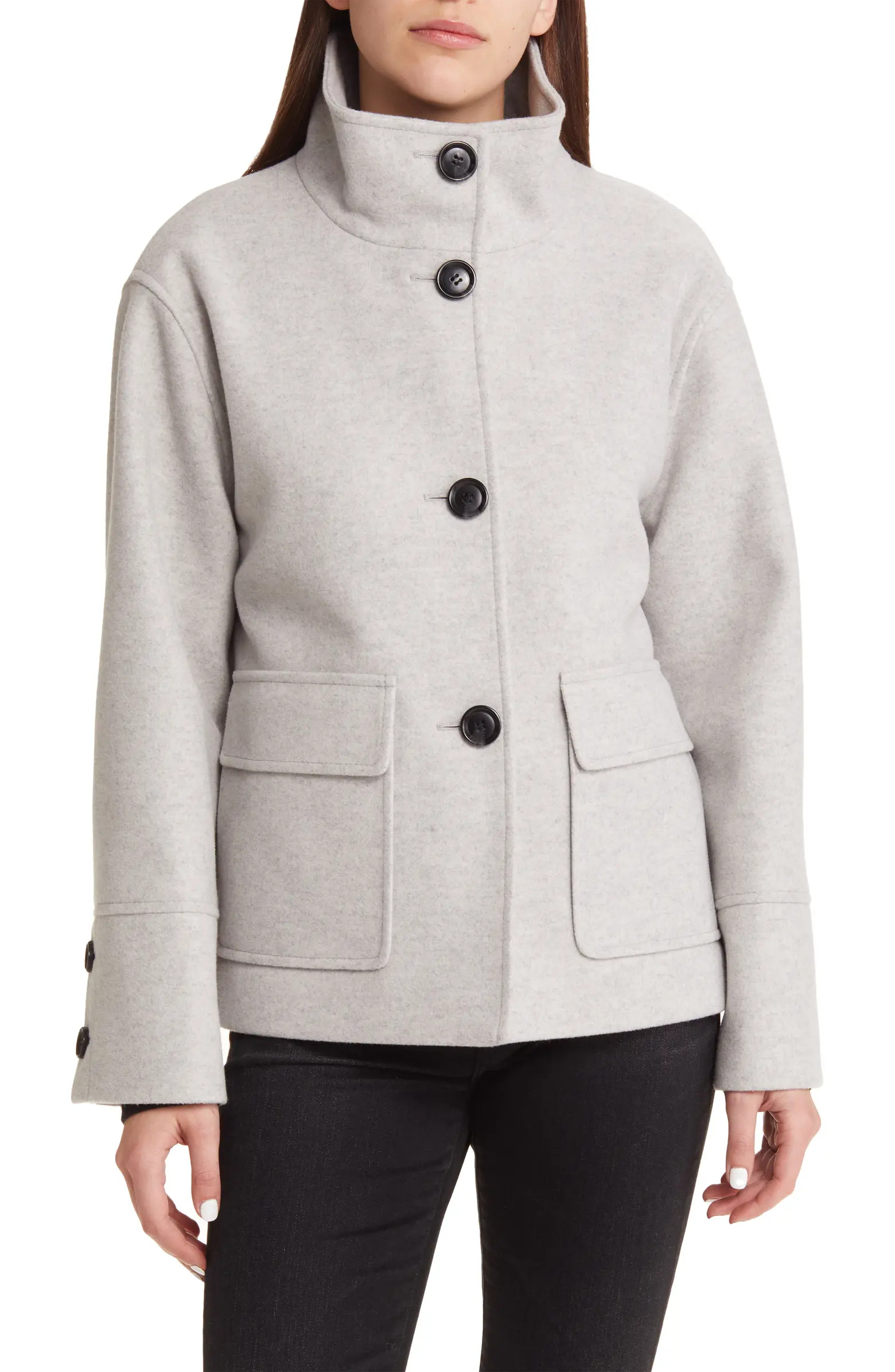 Stand Collar Coat | Nordstrom
