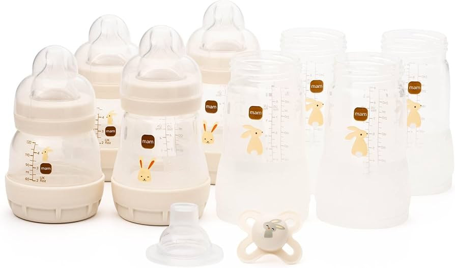 MAM Easy Start Anti-Colic Bottle Starter Set | Includes 4X Feeding Bottles and MAM Original Start... | Amazon (UK)