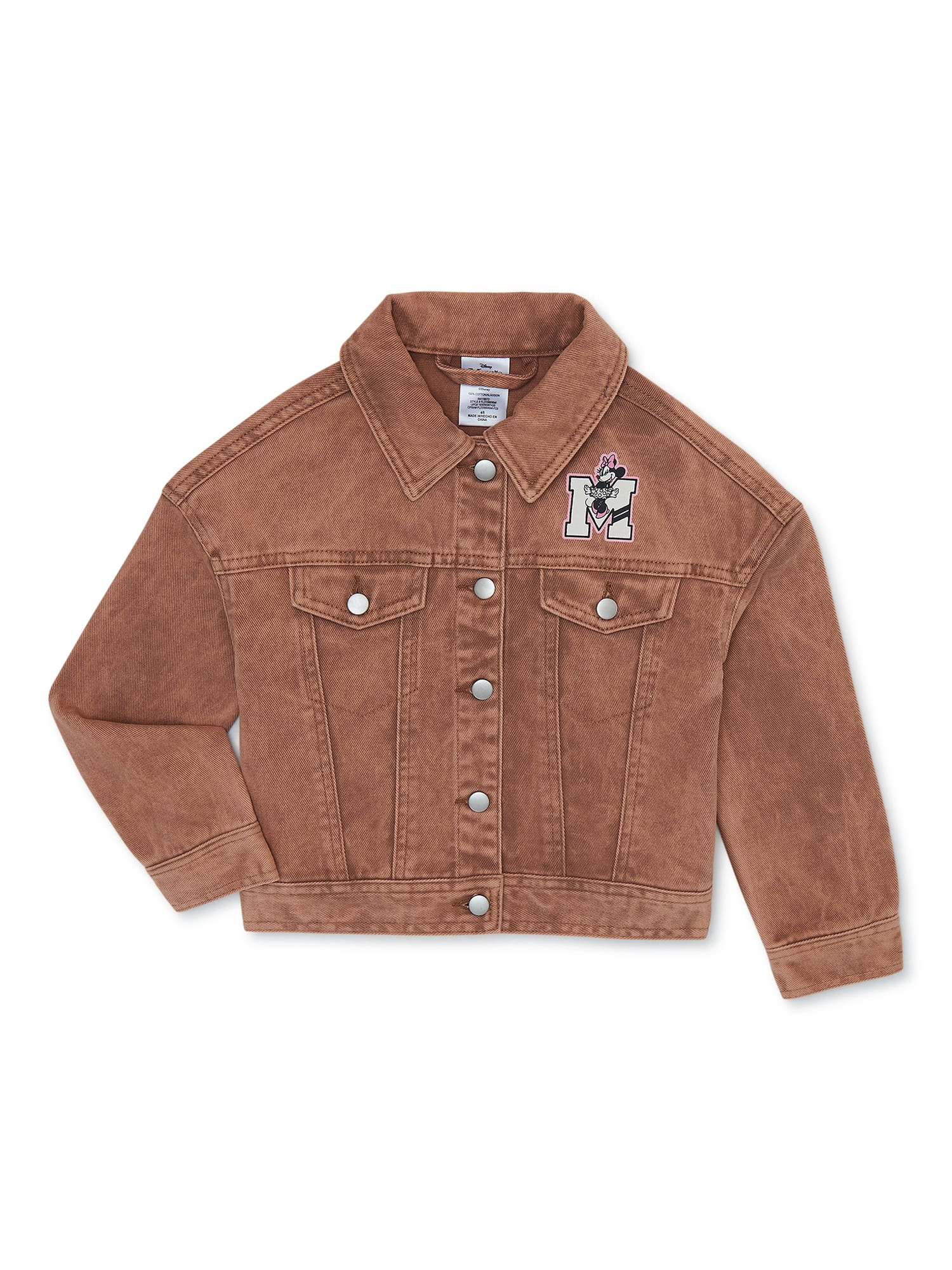 Disney’s Minnie Mouse Girls Denim Jacket, Sizes 4-16 | Walmart (US)