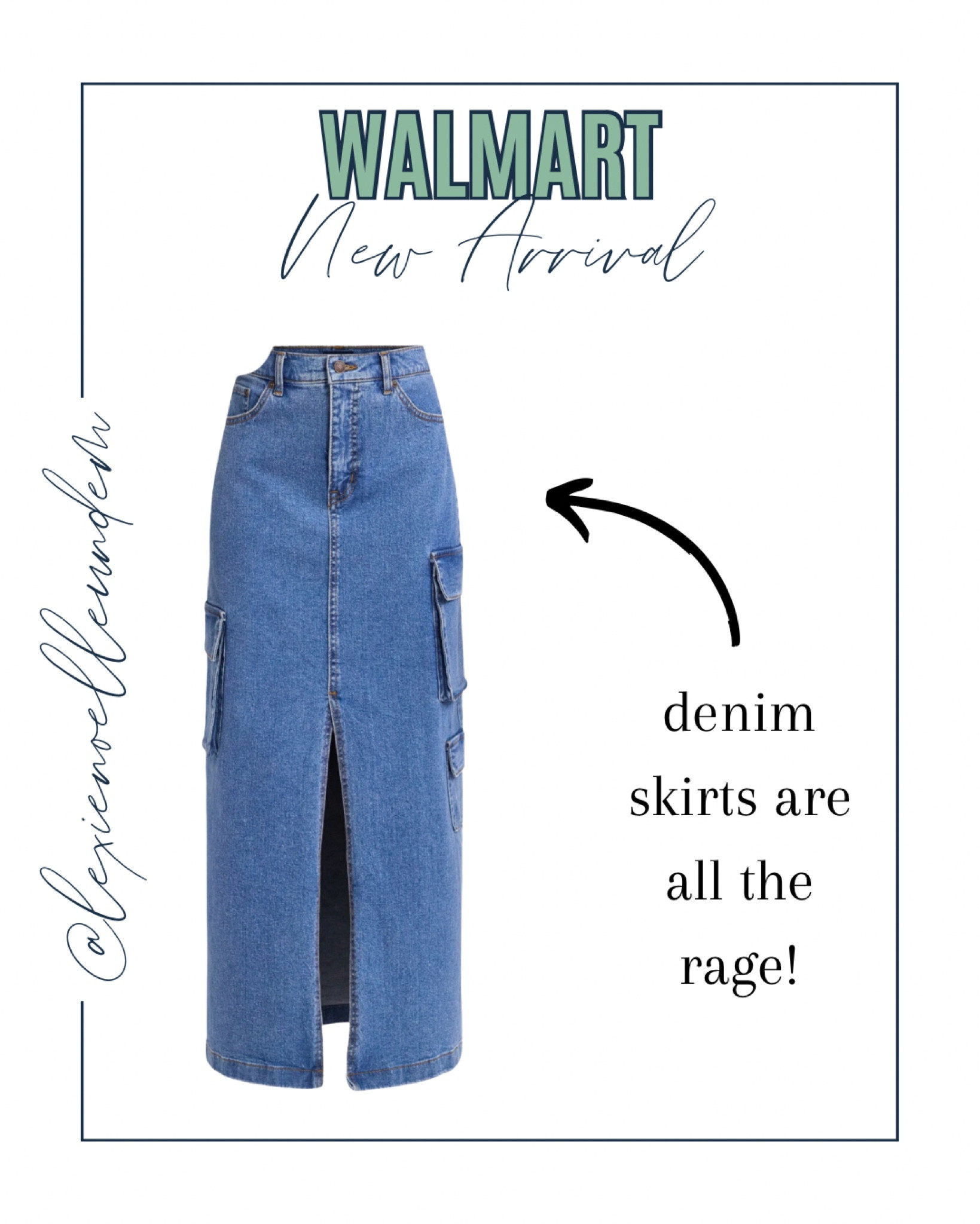 Denim skirts are all the rage again! This cargo denim skirt is brand new from Scoop and a must have this fall. 

Walmart finds 
Denim 
Skirt
Cargo skirt 
Trendy style 
Fall fashion  

#LTKFindsUnder50 #LTKSeasonal #LTKStyleTip