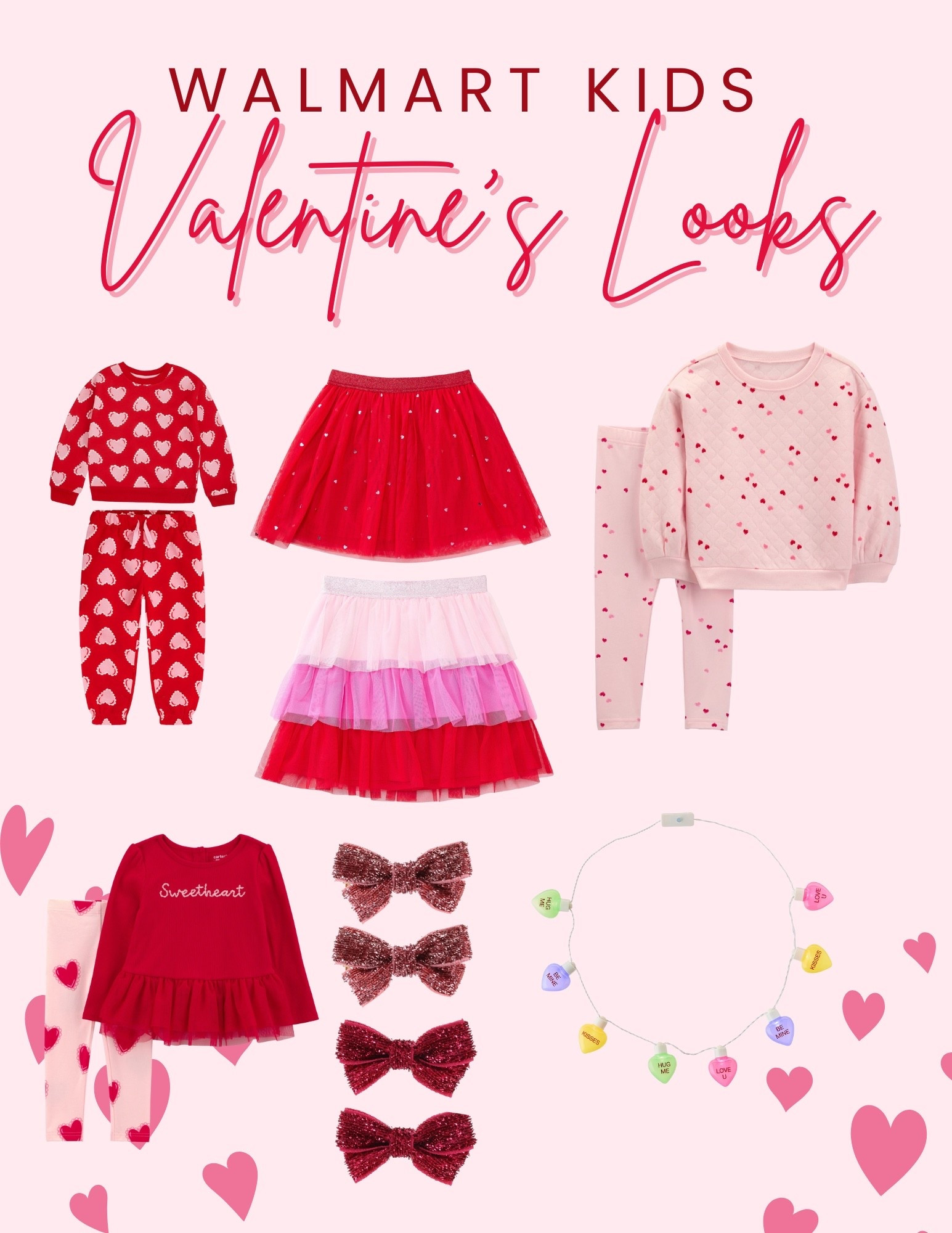Kids valentines looks from Walmart #valentines #kidsclothes #babyclothes #toddler #walmart

#LTKSeasonal #LTKKids #LTKBaby