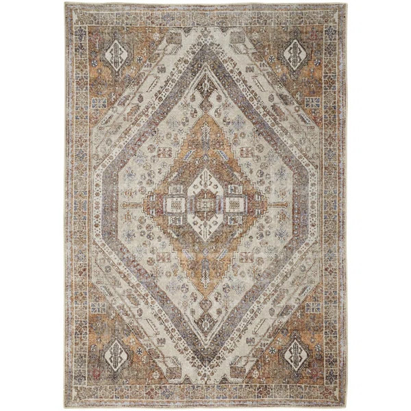 Vincenta Machine Washable Rug | Wayfair North America