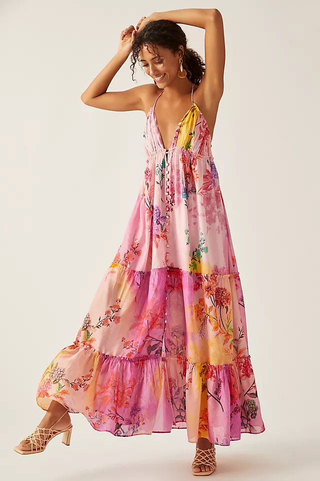 Alissa Tiered Maxi Dress | Anthropologie (US)