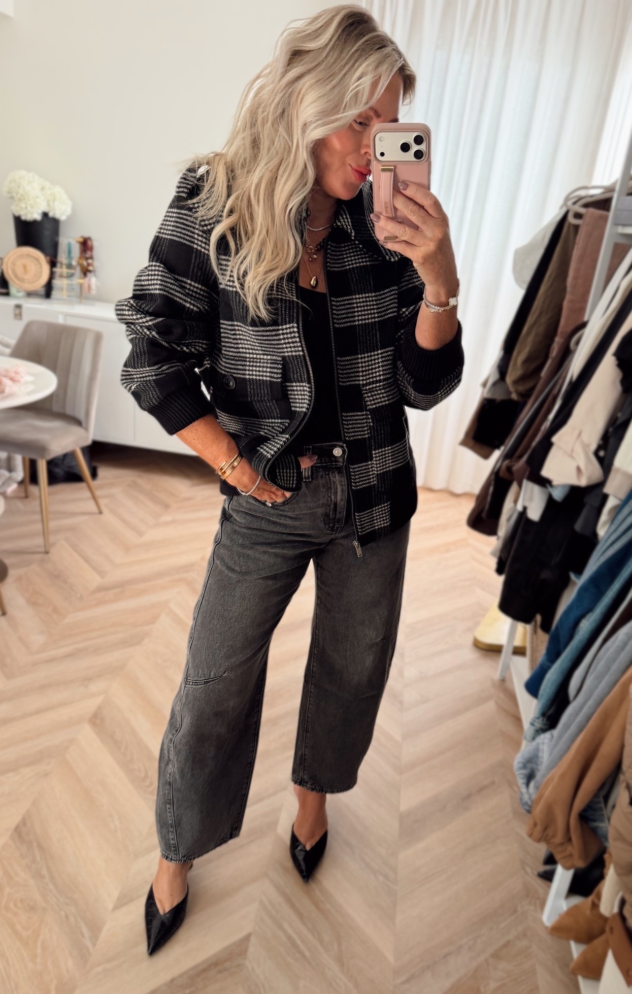 Another Target win! This plaid jacket will go fast! Quality is insane! I did small