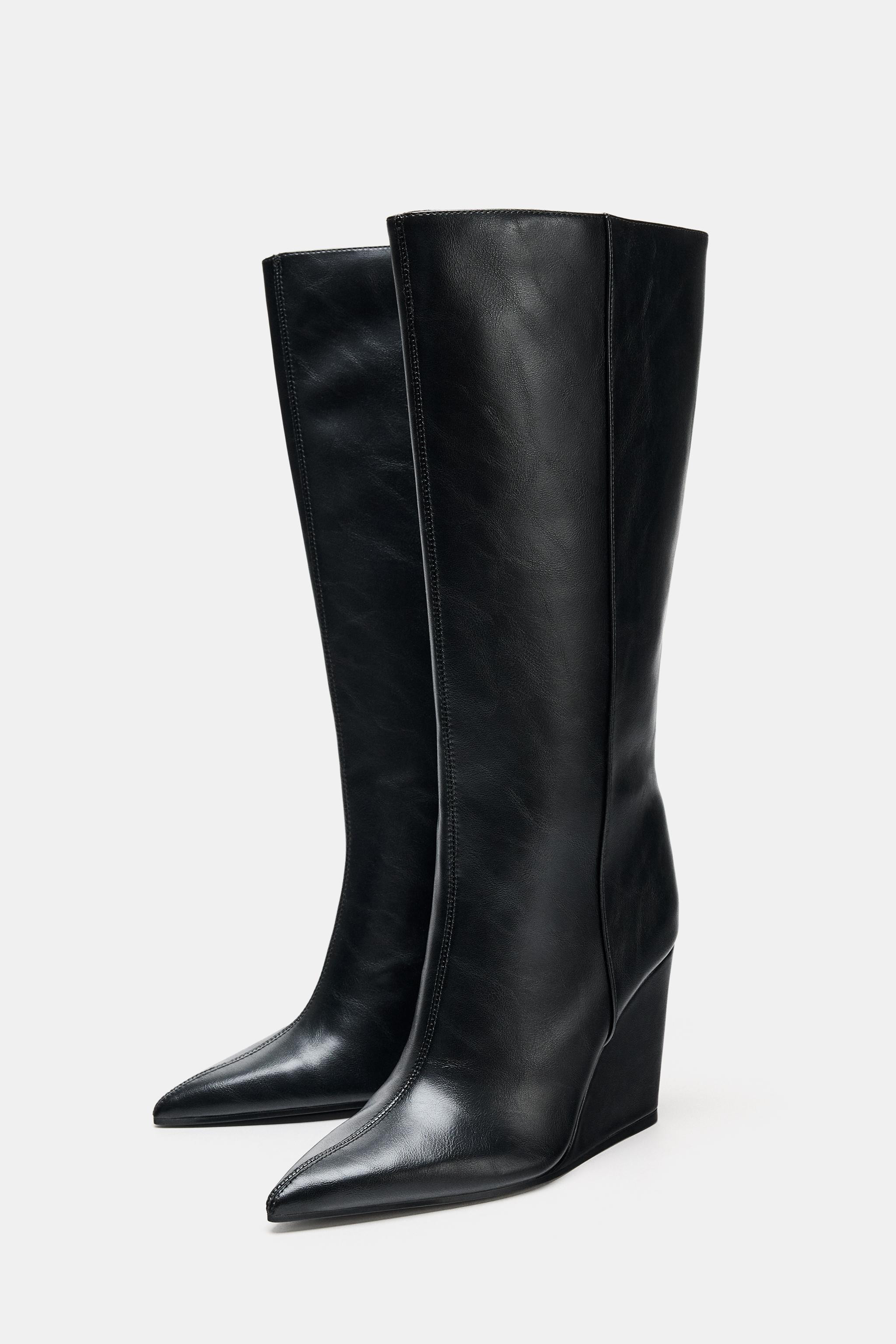 WEDGE HEEL BOOTS | Zara US