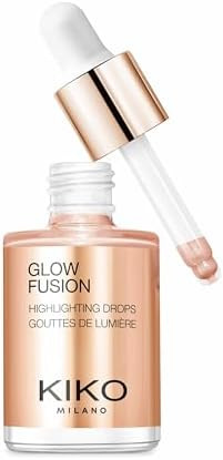 KIKO Milano Glow Fusion Highlighting Drops 02, Liquid Face Highlighter With A Metallic Finish | Amazon (US)