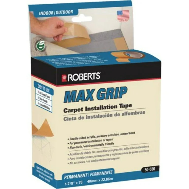 Roberts Max Grip Double Sided Carpet Installation Tape 75ft | Walmart (US)