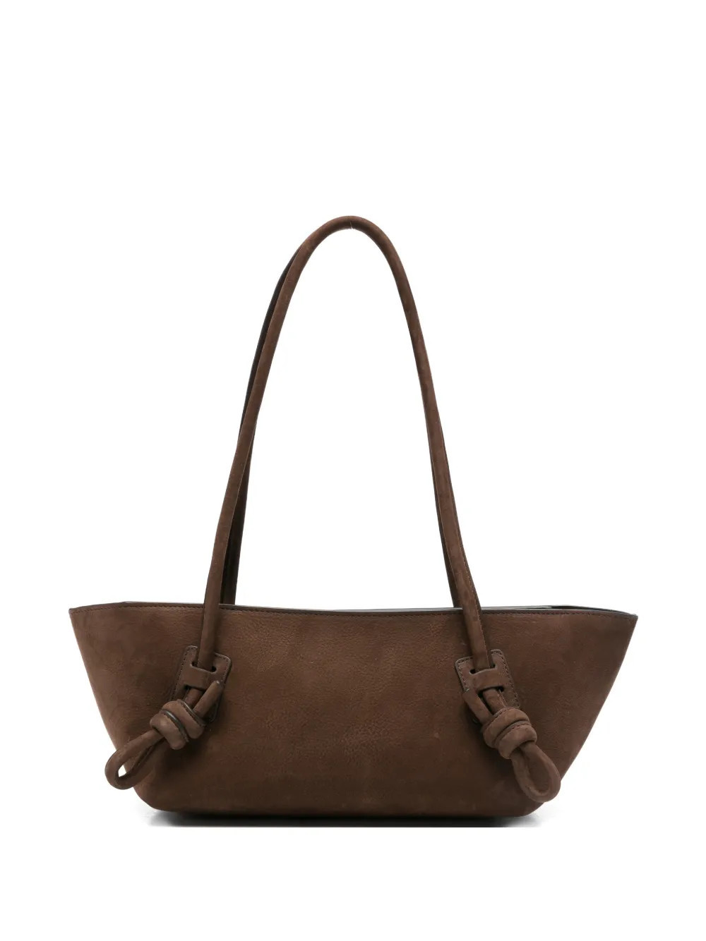 Hereu Fleca knot-handle shoulder bag - Brown | Farfetch Global