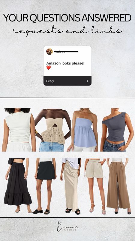 Answering FAQs! Sharing Amazon summer fashion picks!

#LTKSeasonal #LTKMidsize #LTKStyleTip