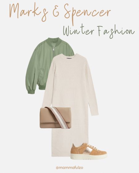 Knitted Dress & Bomber Jacket 🤍💚 

Bomber Jacket
Jumper Dress
Sweater Dress 
M&S Fashion
Winter Fashion 
Outfit of the day 
Fierce outfit 
Fierce style 
Chunky trainers 

#LTKstyletip #LTKeurope #LTKSeasonal