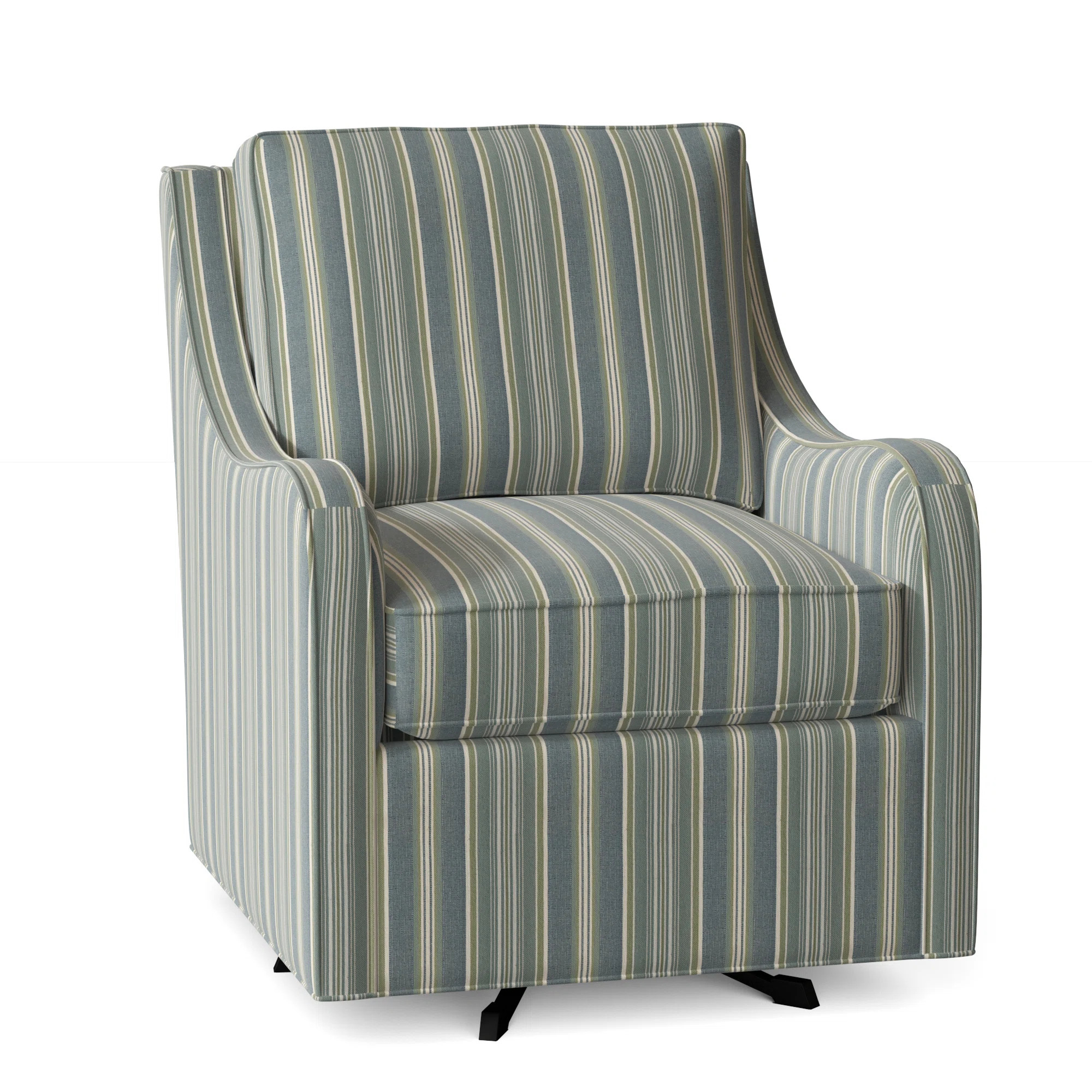 Koko 29" Wide Swivel Down Cushion Armchair | Perigold