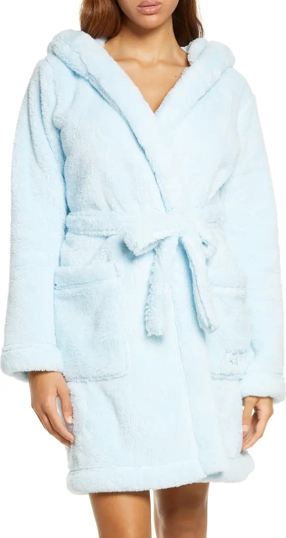 UGG® Aarti Faux Shearling Hooded Robe | Nordstrom | Nordstrom
