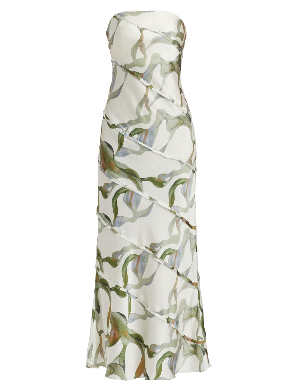 Women's Aurelia Abstract Strapless Maxi Dress - Flourish - Size 2 | Saks Fifth Avenue