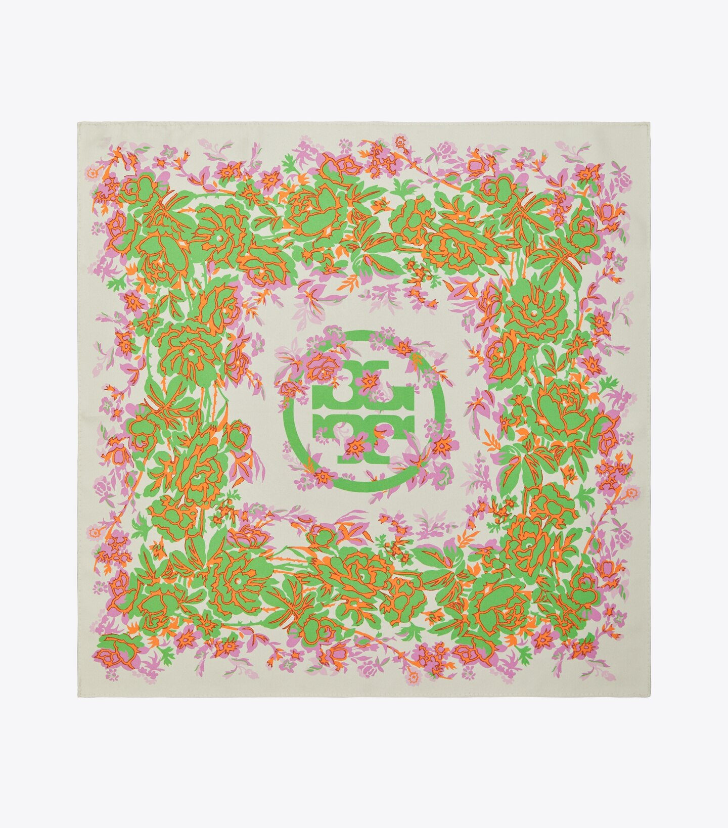 Rayure Fleurie Neckerchief: Women's Designer Scarves | Tory Burch | Tory Burch (US)