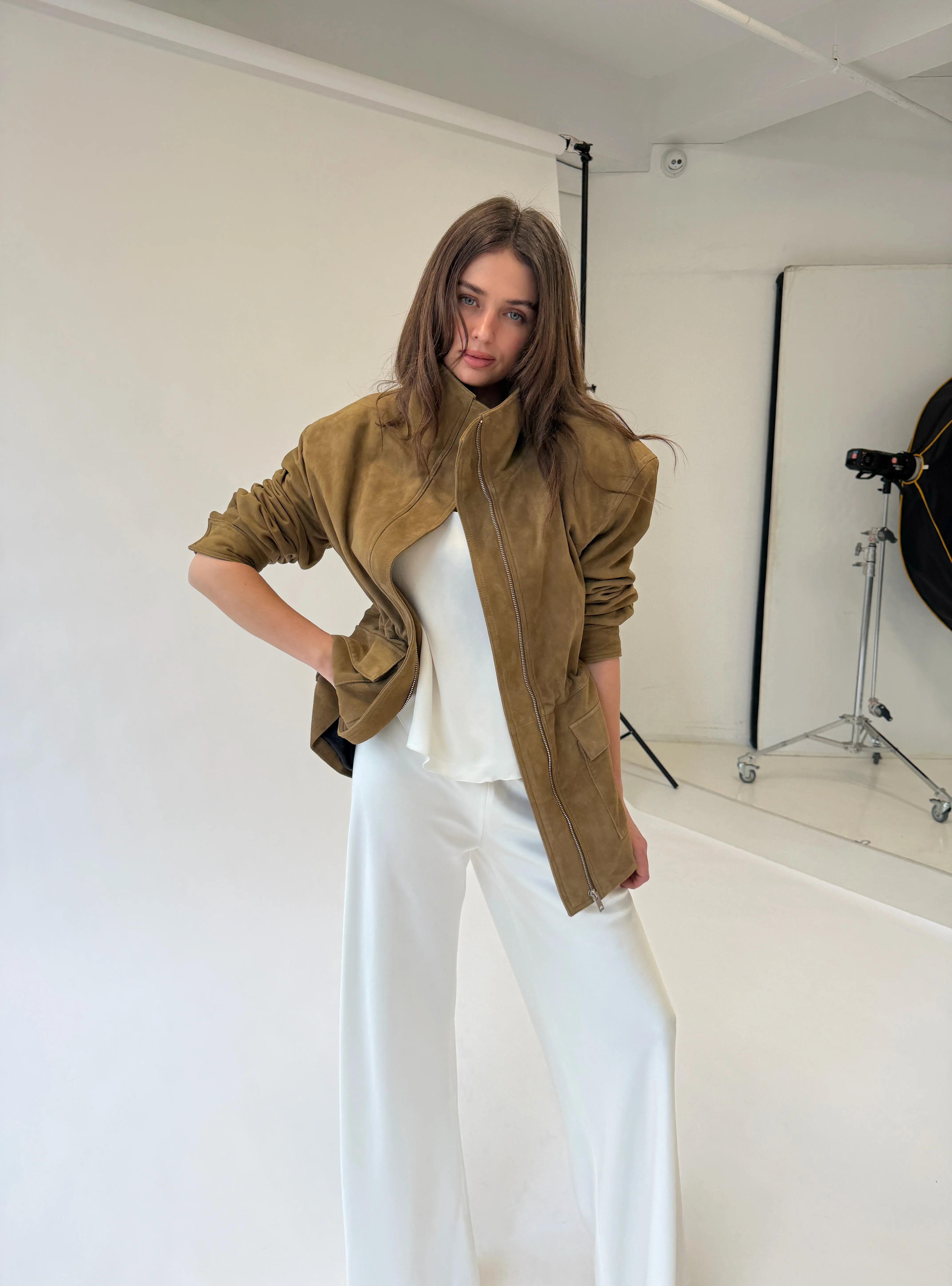 Heidi Suede Jacket | Susanna Chow