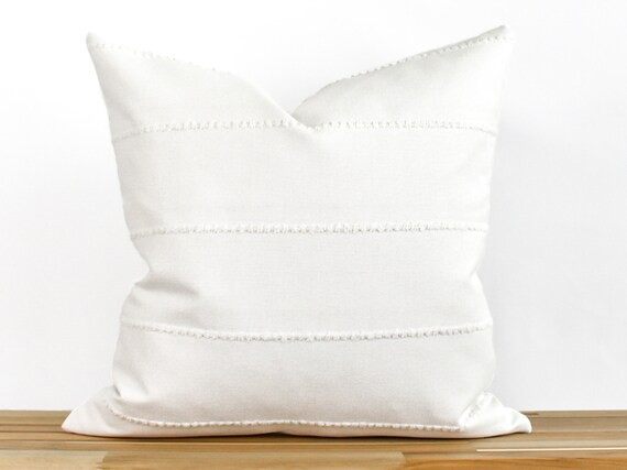 Off White Striped Pillow Cover Ivory Striped Pillow Cover | Etsy | Etsy (US)