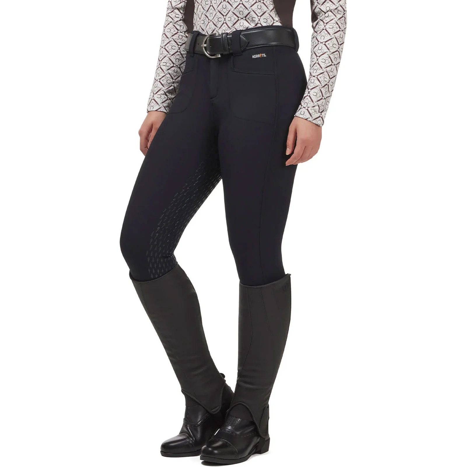 KERRITS Women's 3-Season Tailored Full Seat Breech, Color: Black, Size: M | Walmart (US)