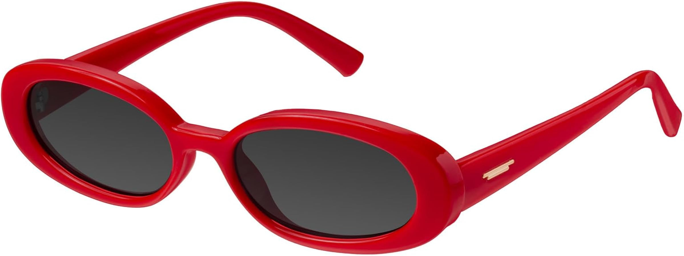 mosanana Retro Tiny Oval Sunglasses for Women with Small Face Narrow Style MS52360 | Amazon (US)