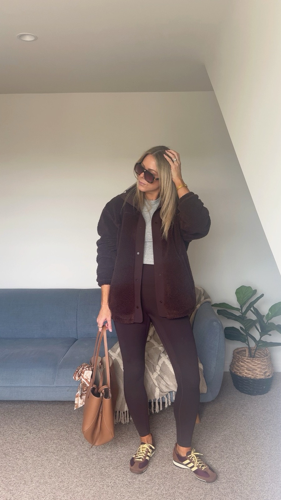 Fridays in activewear but make it cute 🤎 jacket is old lululemon and tank is All Things Golden, but I’ve linked similar styles. I wear an AU10 in the tights x

#LTKaustralia #LTKstyletip #LTKspring