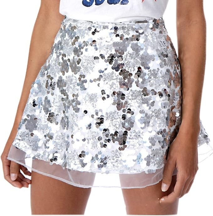 Engood Women's Sexy Sequins Cocktail Mini Skirt Club Dress | Amazon (US)
