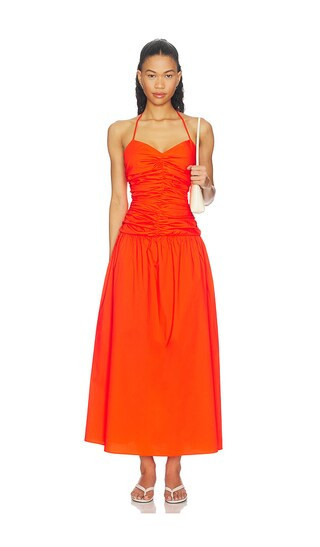 Solid & Striped The Adina Dress in Orange. - size S | Revolve Clothing (Global)