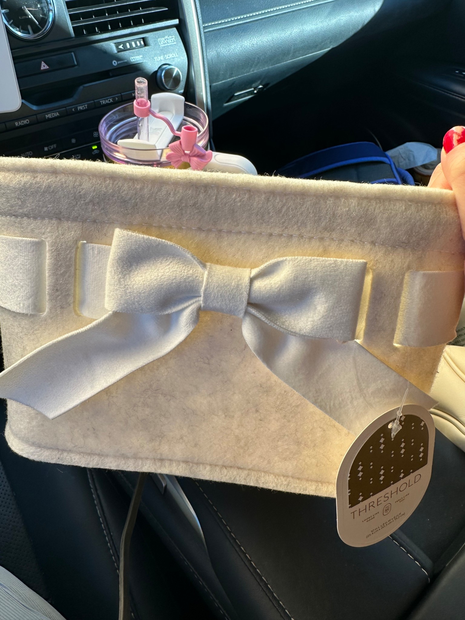 How cute are these bow baskets for the holiday season they make for the perfect gift basket ✨🤍🎀🎁

#LTKCyberWeek #LTKGiftGuide #LTKHoliday