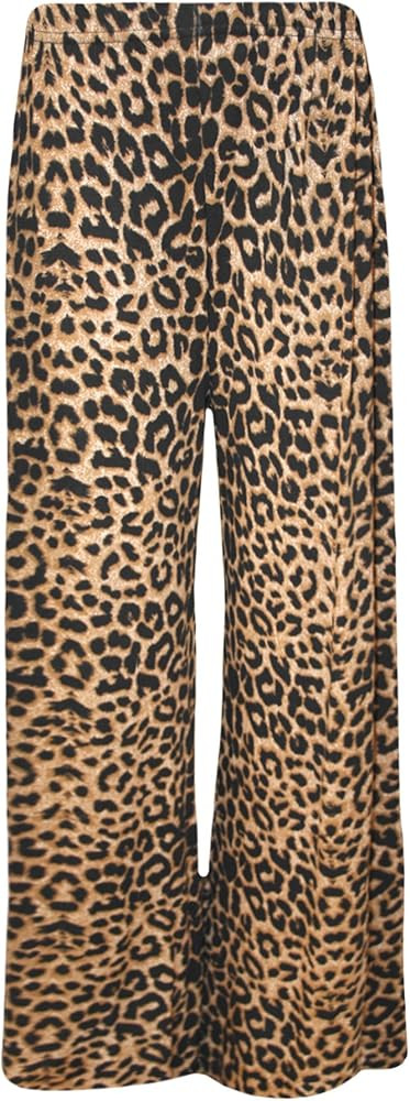 WearAll Femmes Plus Palazzo Évasée Pantalon Dames Crâne Bones Imprimer Large Jambe Pantalon No... | Amazon (FR)