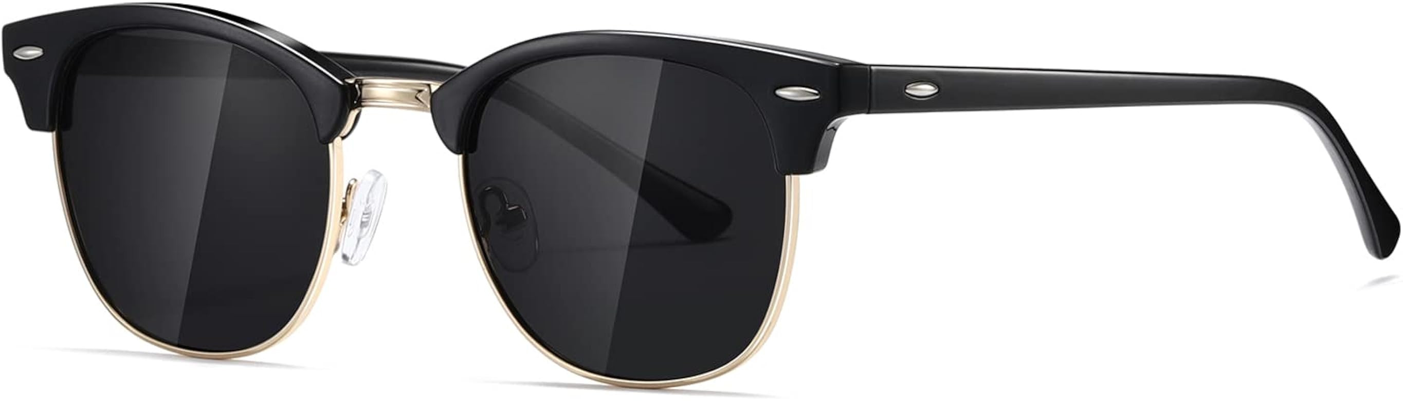 AEVOGUE Polarized Sunglasses For Women And Men Semi Rimless Frame Retro Sun Glasses AE0369 | Amazon (US)