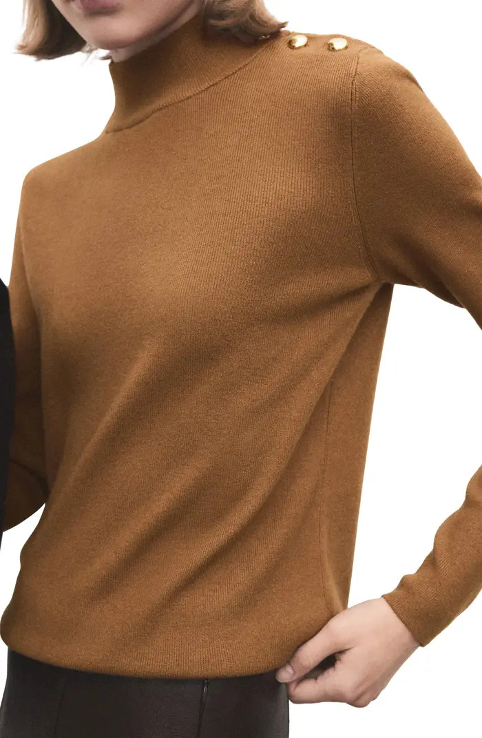 Perkins Stripe Mock Neck Sweater | Nordstrom