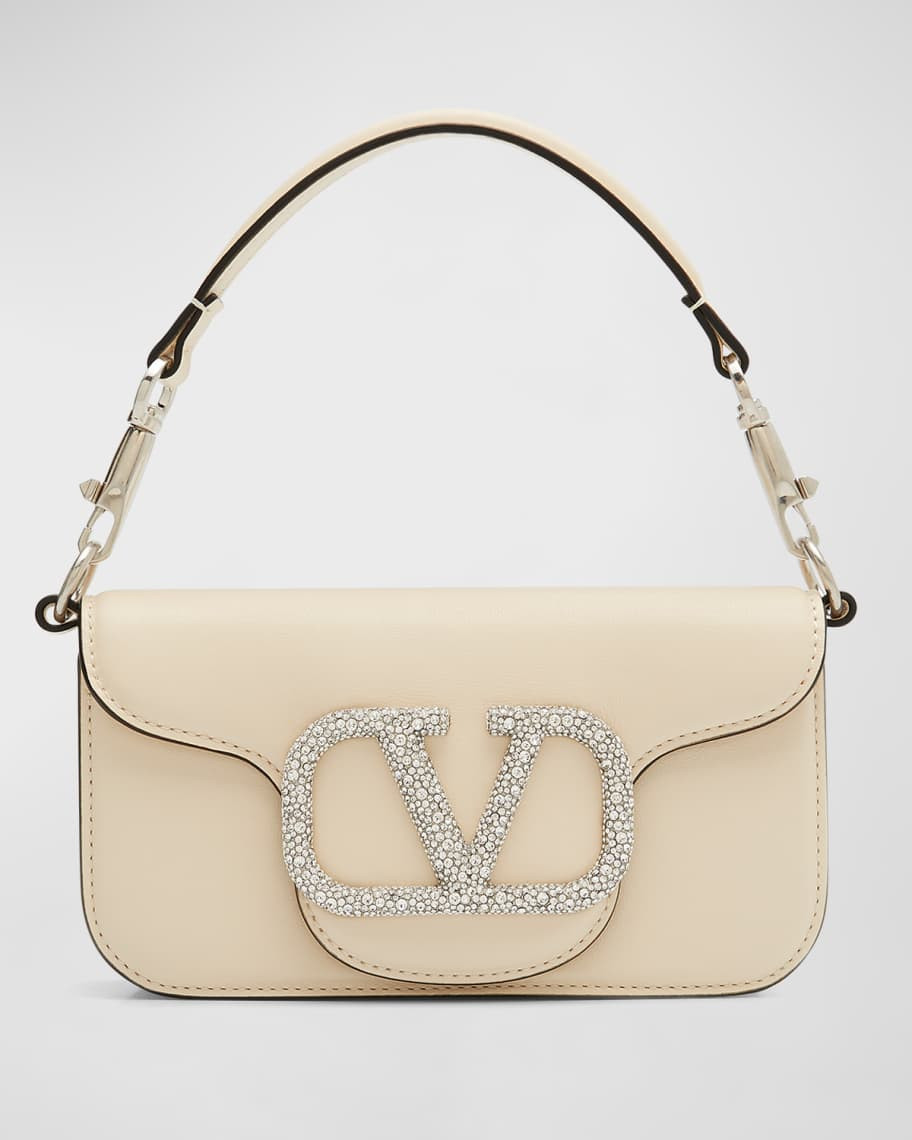 Loco Small VLOGO Lambskin Shoulder Bag | Neiman Marcus
