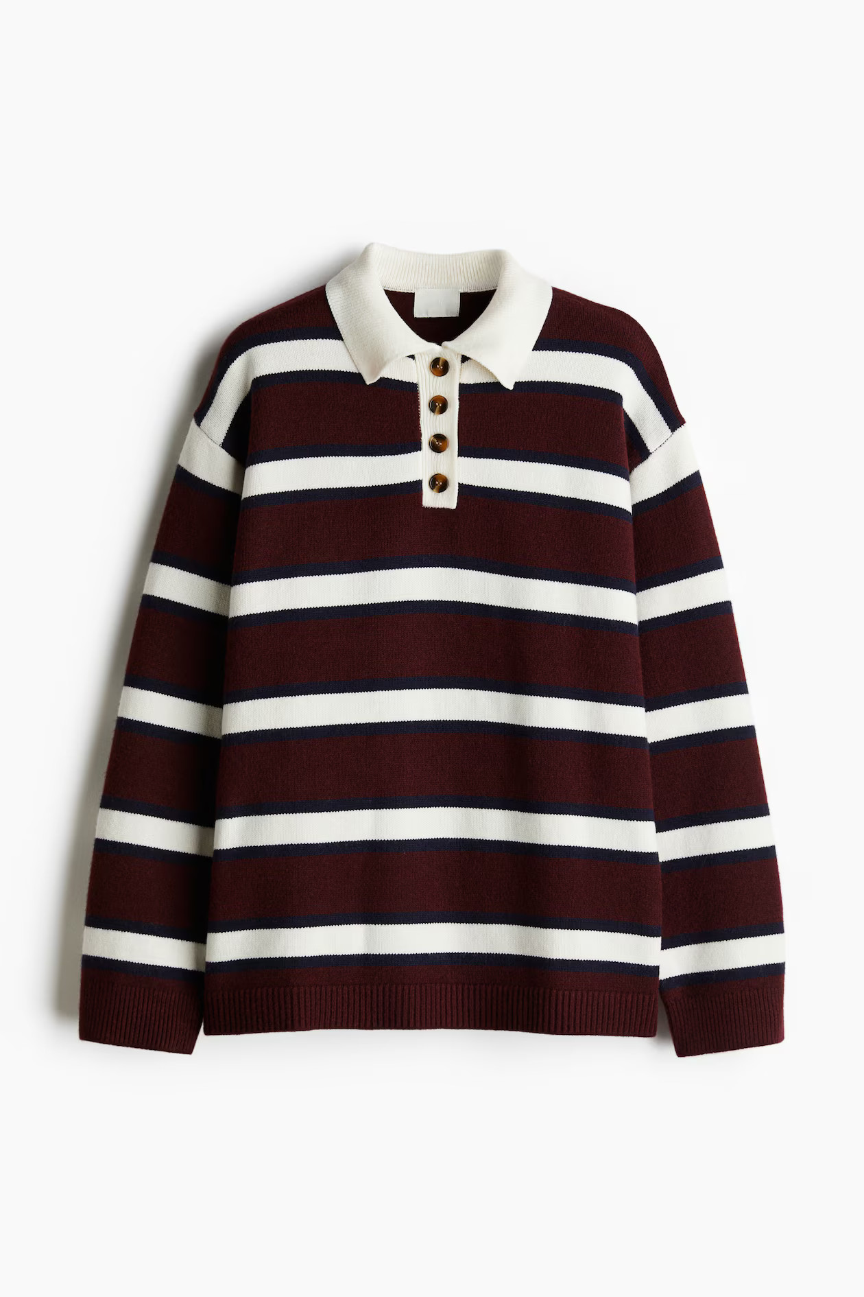 Fine-knit polo shirt | H&M (UK, MY, IN, SG, PH, TW, HK)