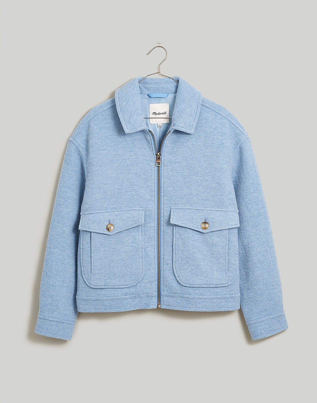 Brushed Crop Shirt Jacket | Madewell