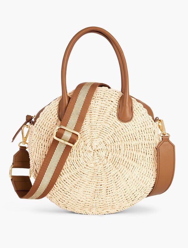 Circle Straw Crossbody | Talbots